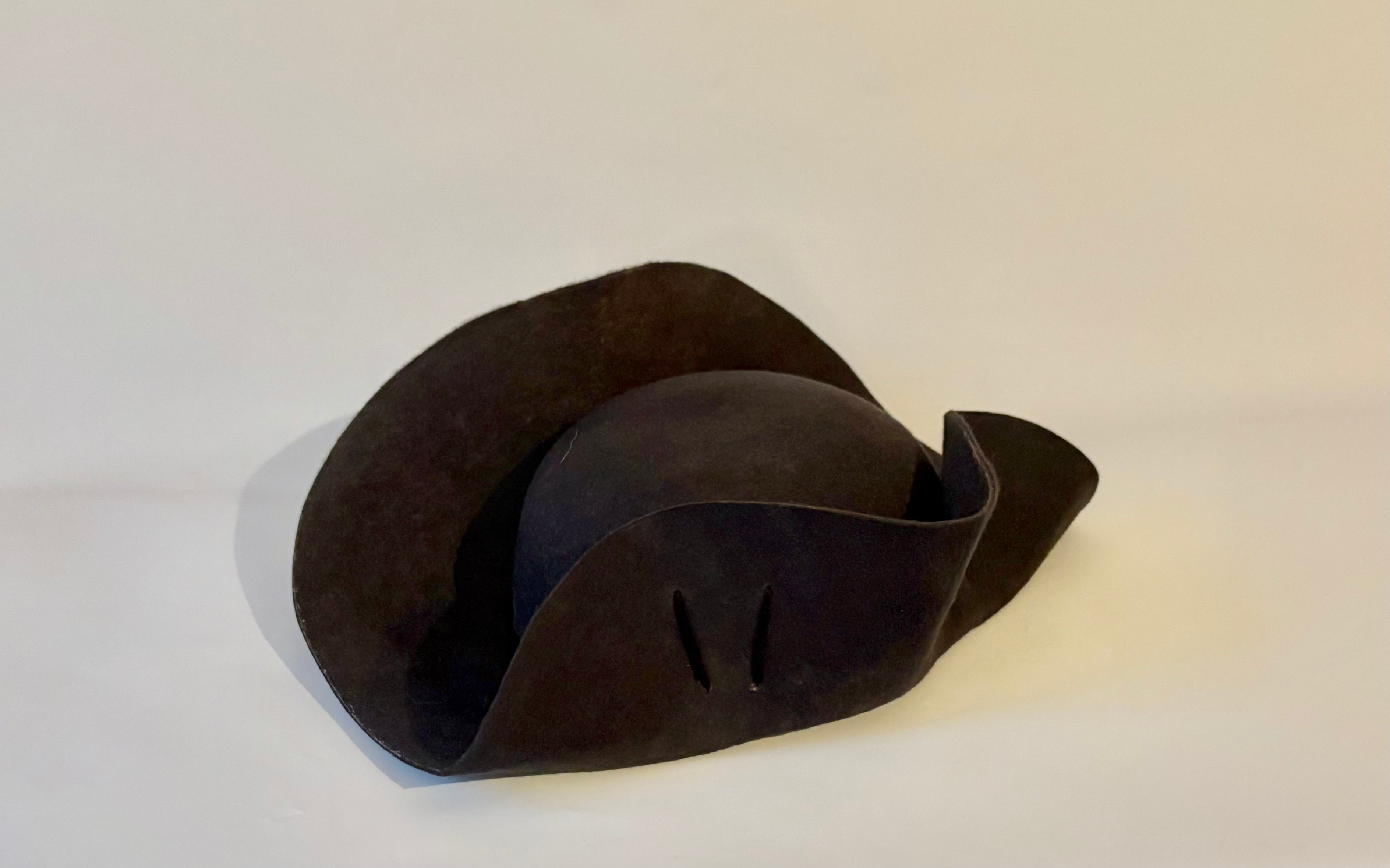 Unbound Nivernois Style Cocked Hat without Cockade