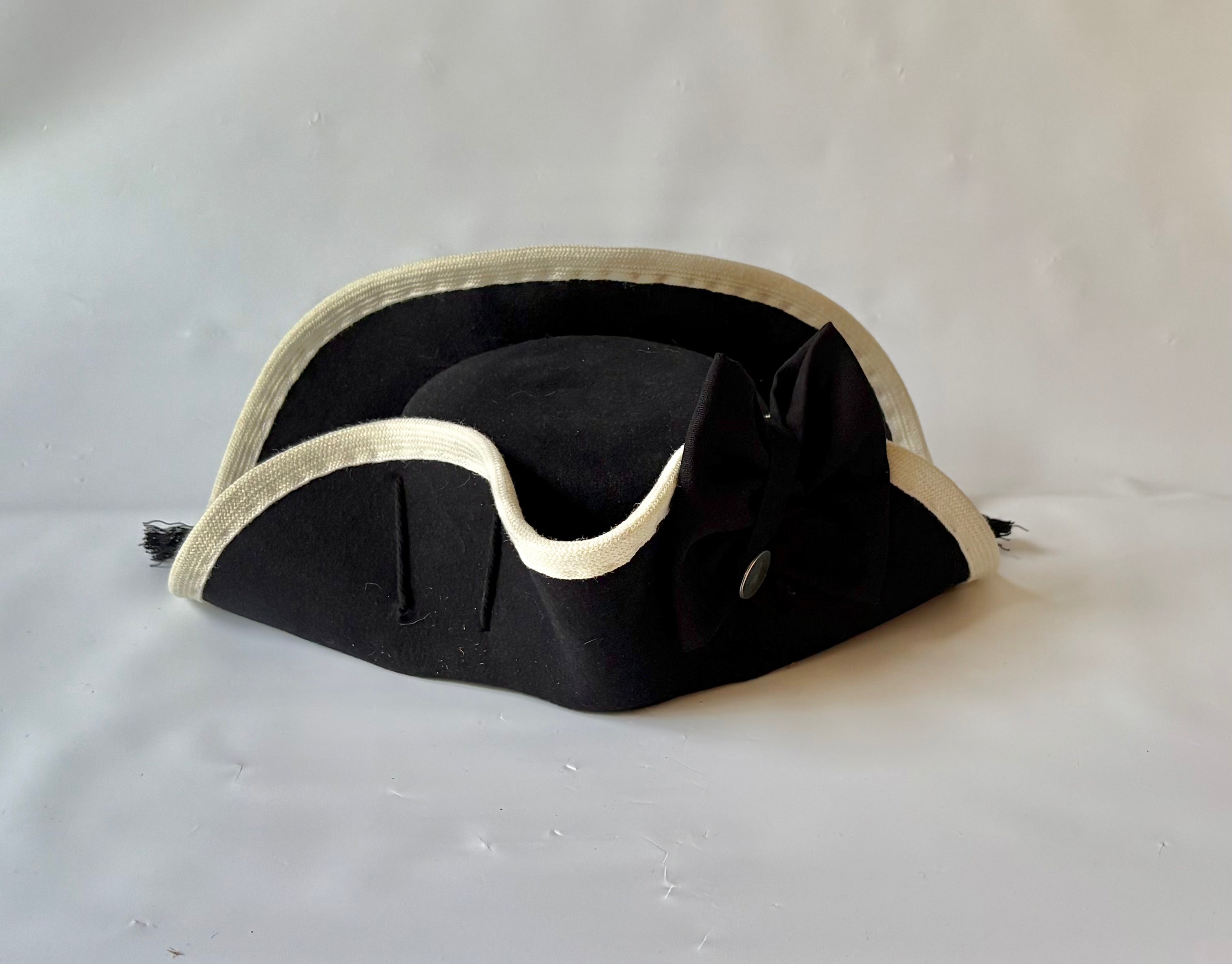 Bound Nivernois Style Cocked Hat with Cockade