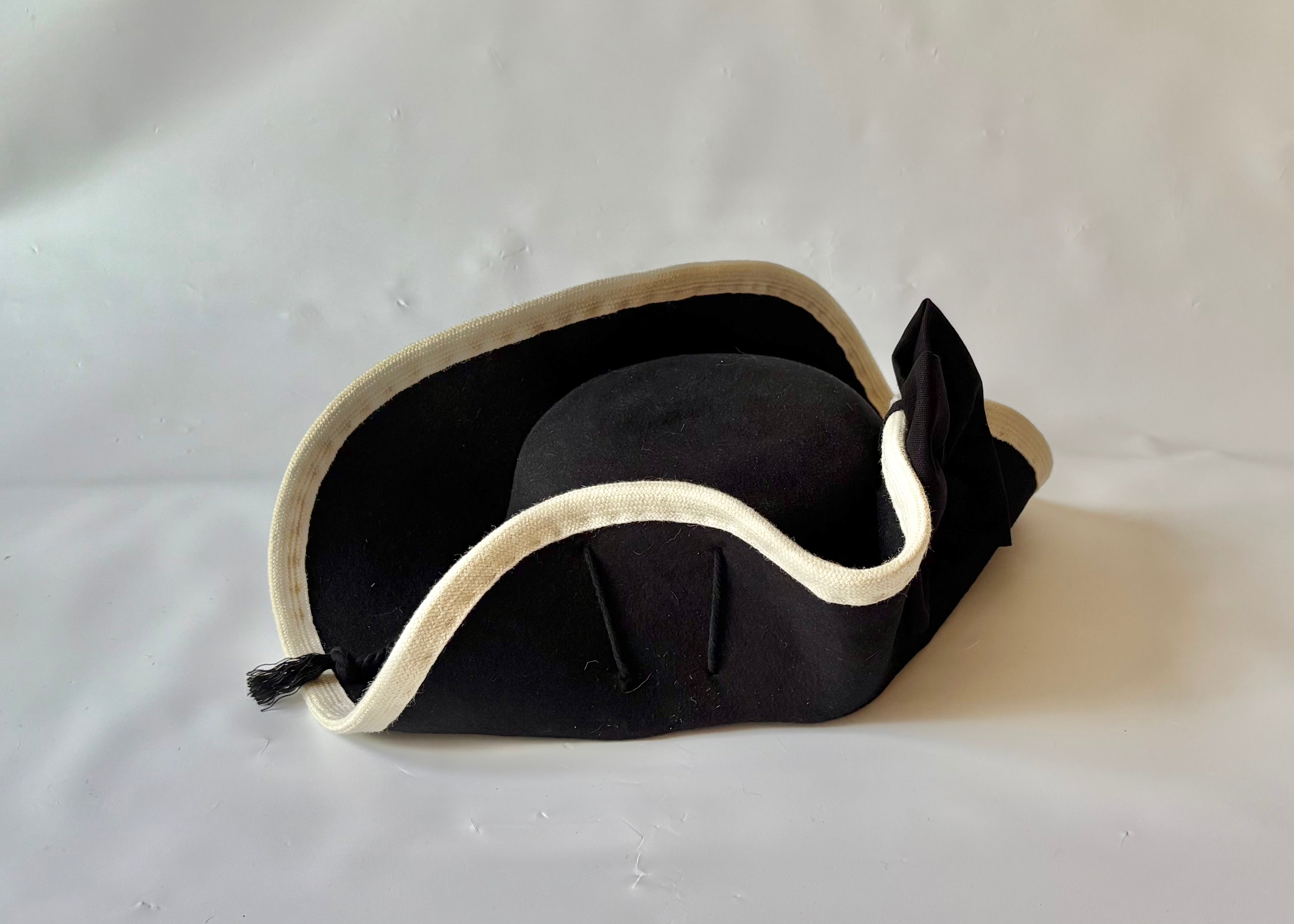 Bound Nivernois Style Cocked Hat with Cockade