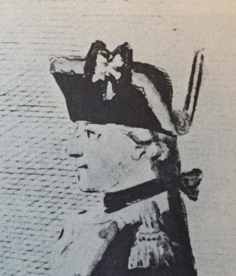 Rctangular Linen "Alliance" Cockade