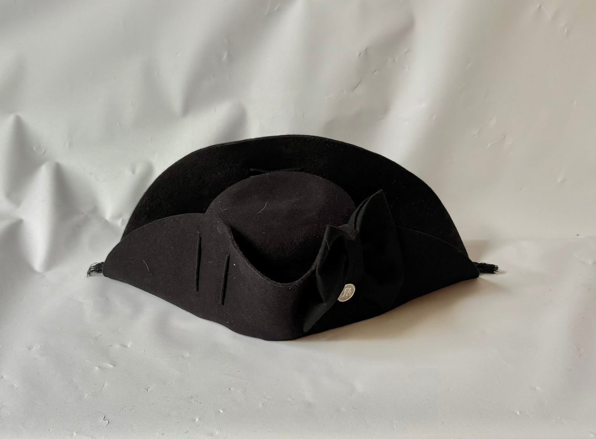 Unbound Ramillies Wool Felt Cocked Hat with Cockade