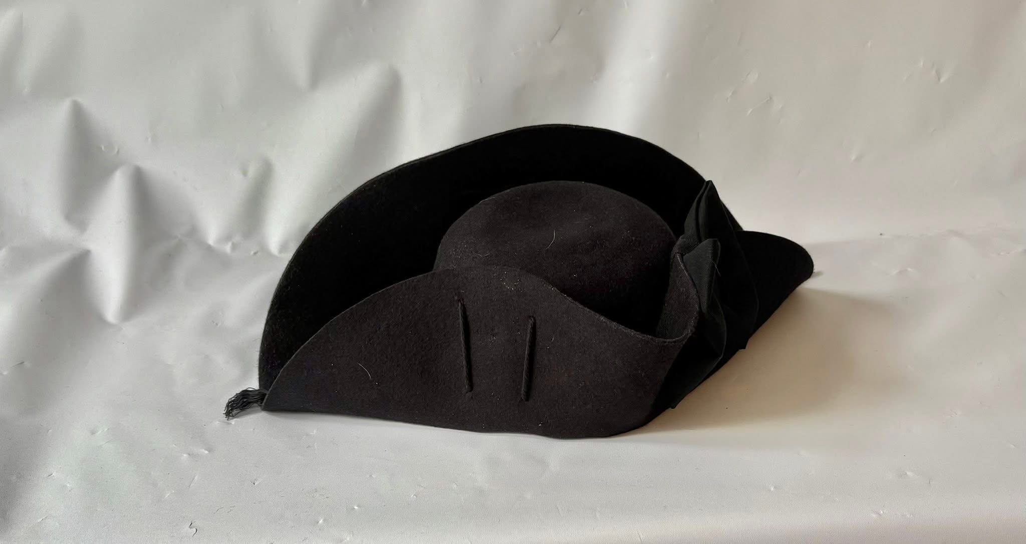 Unbound Ramillies Wool Felt Cocked Hat with Cockade