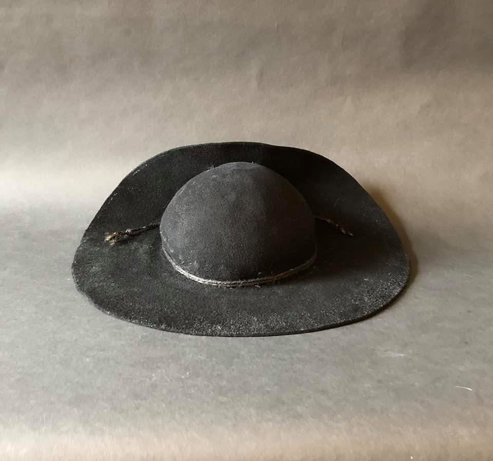 Unbound Wool Felt Fantail Style Hat