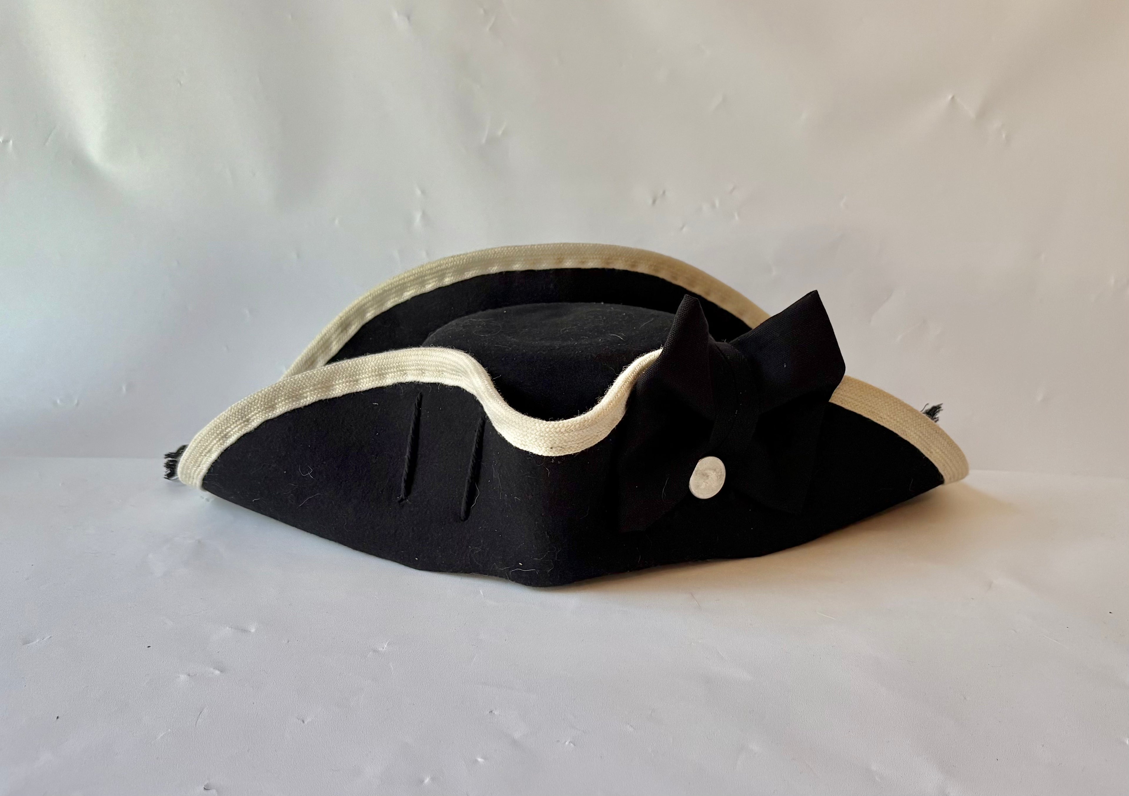 Bound Ramillies Style Cocked Hat with Cockade