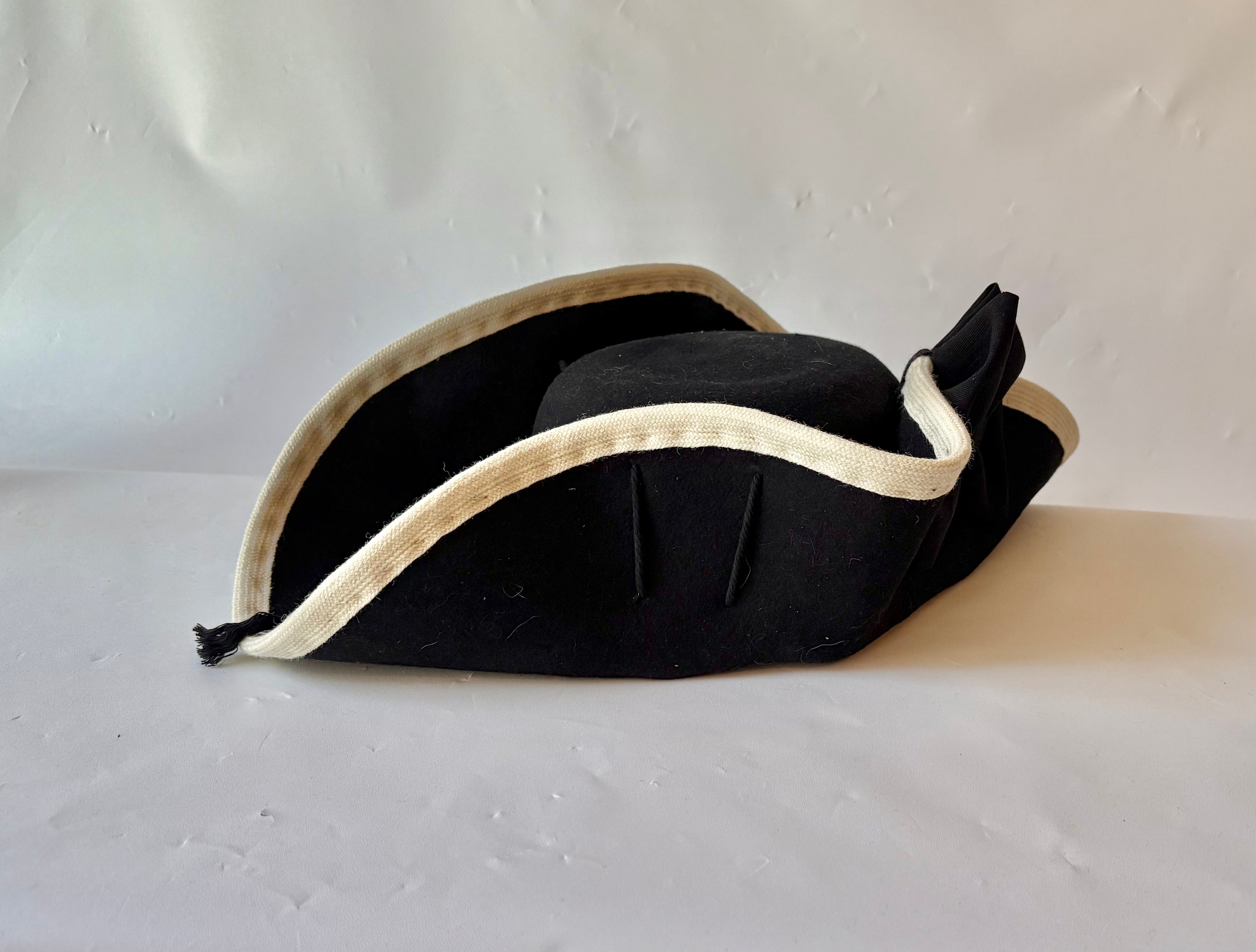 Bound Ramillies Style Cocked Hat with Cockade