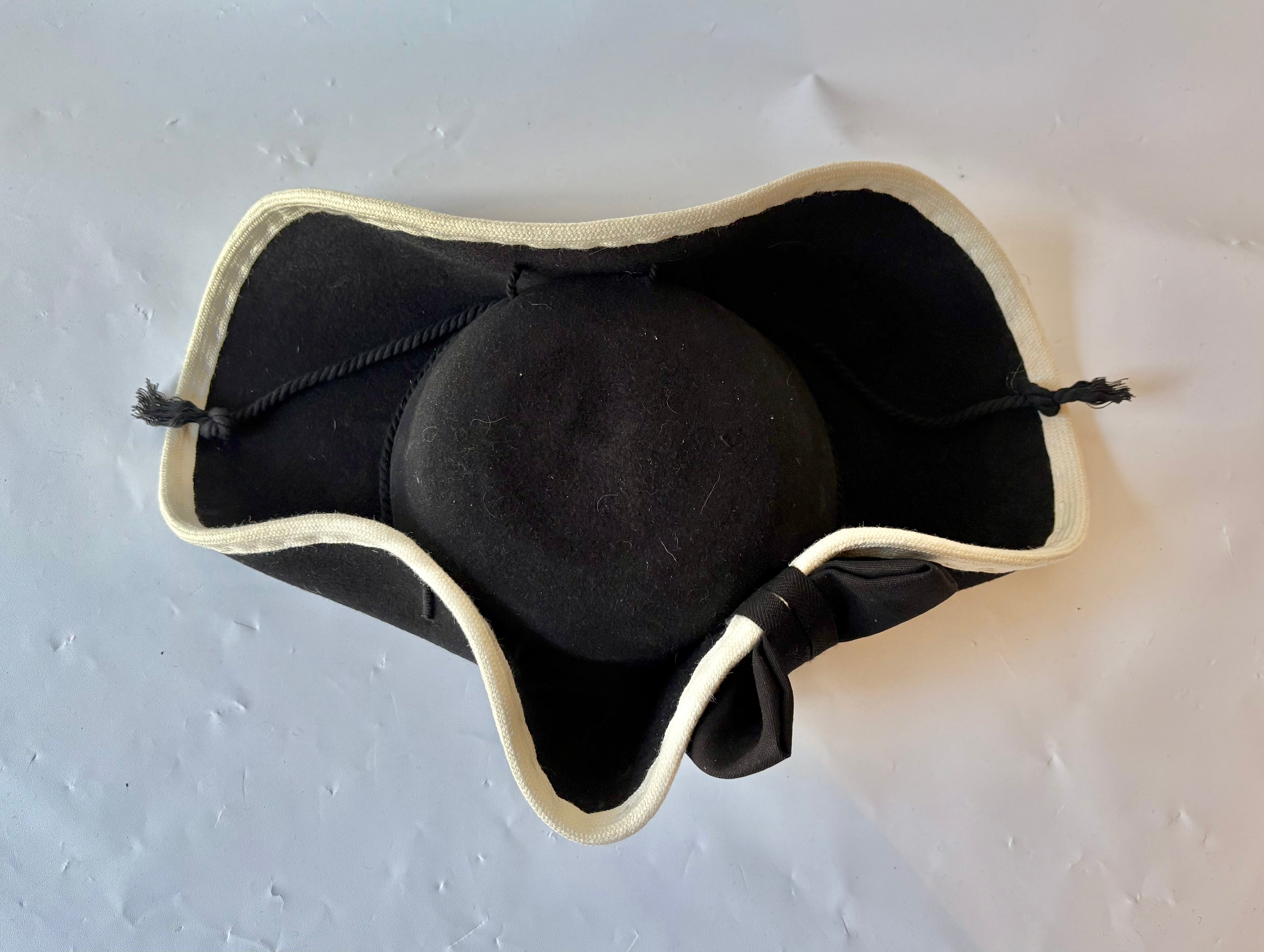 Bound Ramillies Style Cocked Hat with Cockade