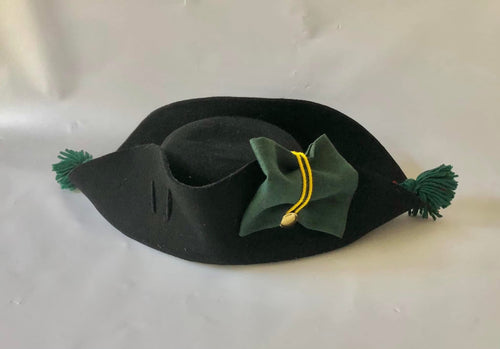 "Hessian" Jaeger Style Wool Felt Cocked Hat with Cockade