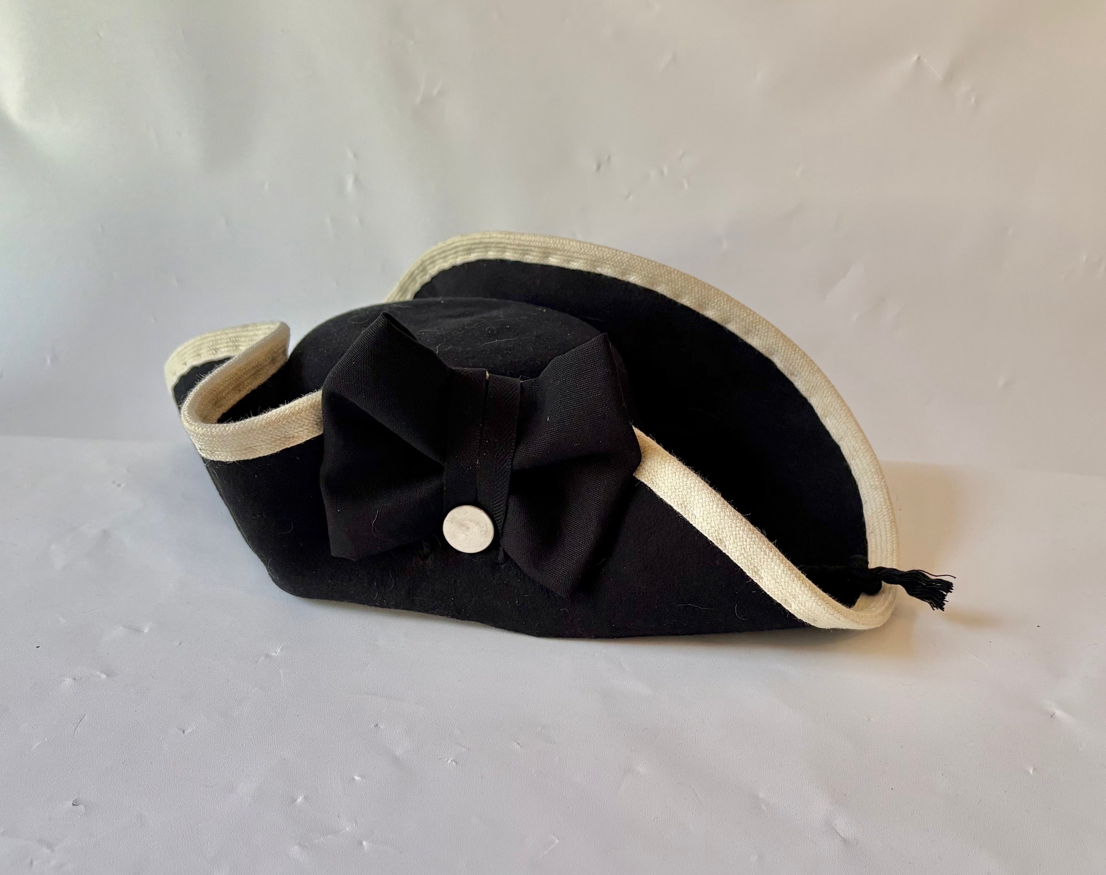 Bound Ramillies Style Cocked Hat with Cockade